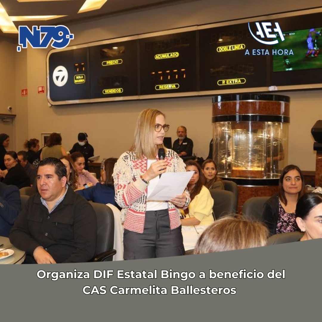 Organiza DIF Estatal Bingo a beneficio del CAS Carmelita Ballesteros