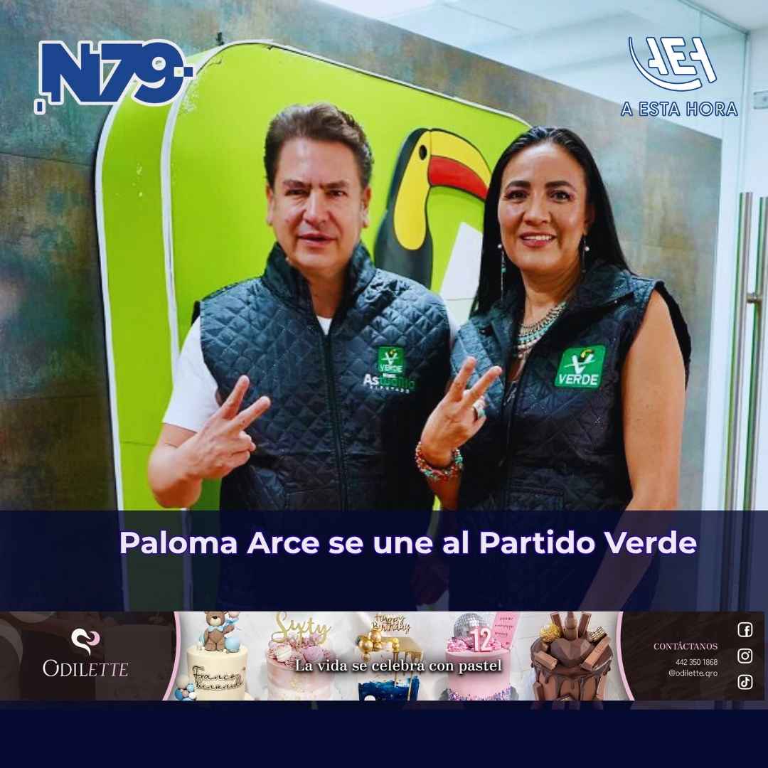 Paloma Arce se une al Partido Verde