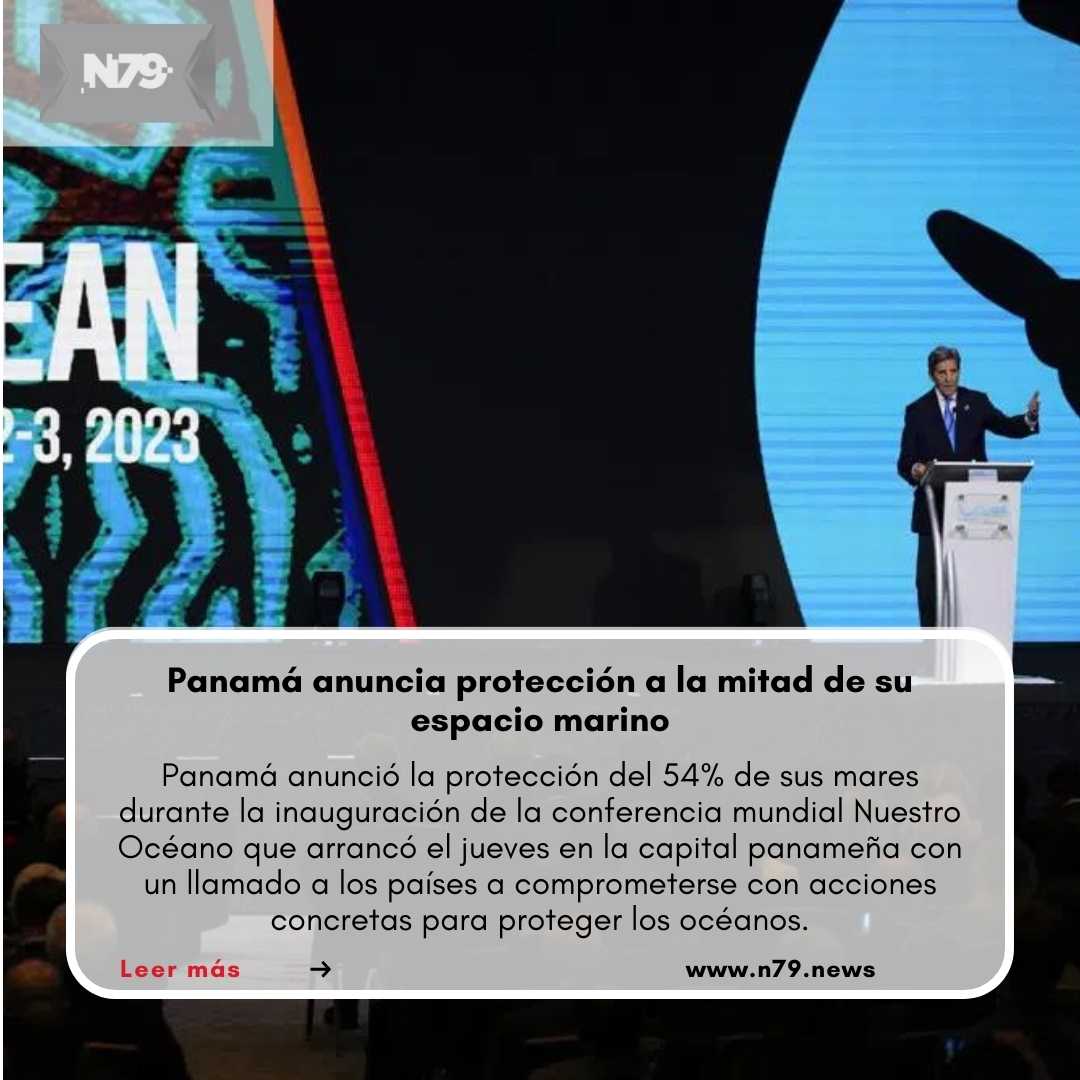 Panamá anuncia protección a la mitad de su espacio marino