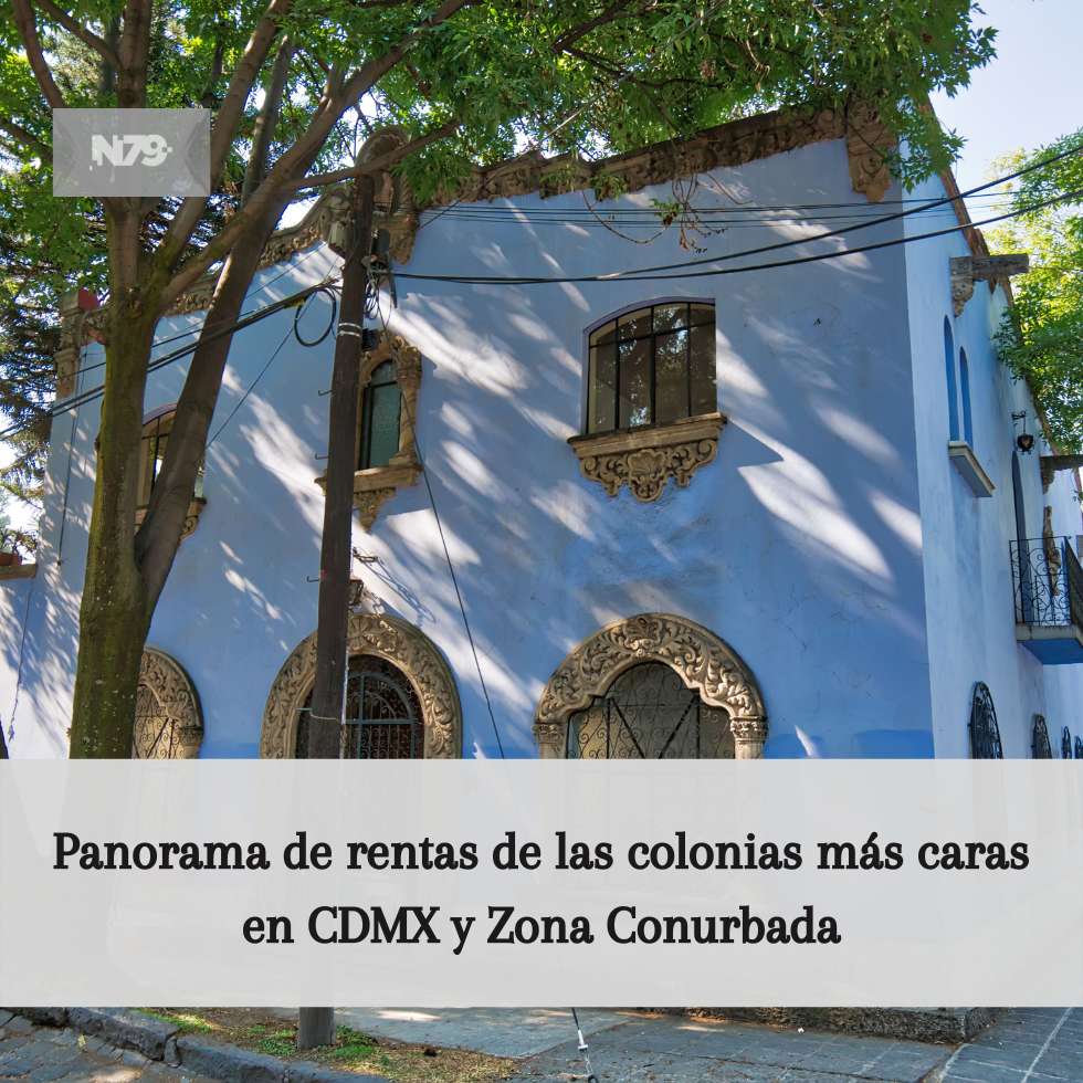 Panorama de rentas de las colonias más caras en CDMX y Zona Conurbada