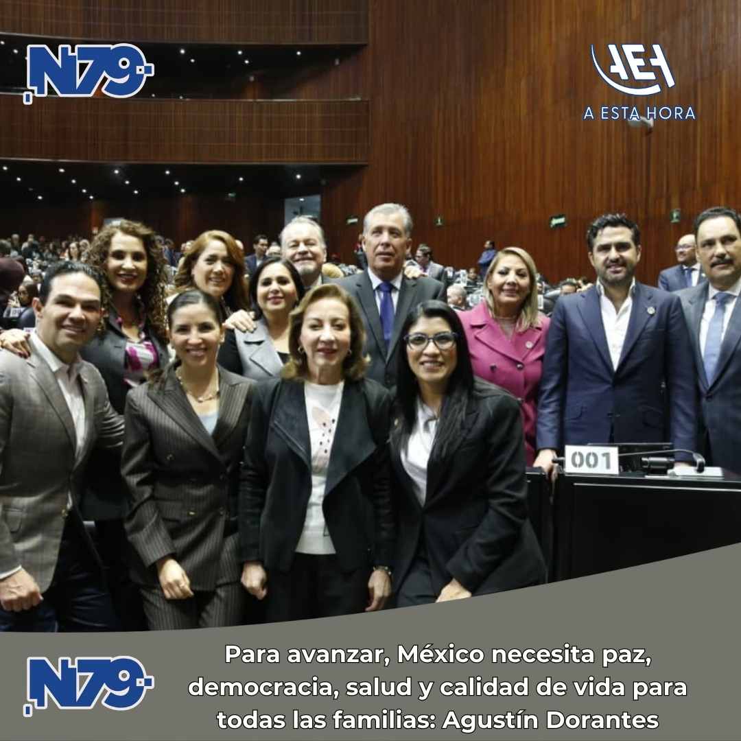 Para avanzar, México necesita paz, democracia, salud y calidad de vida para todas las familia Agustín Dorantes