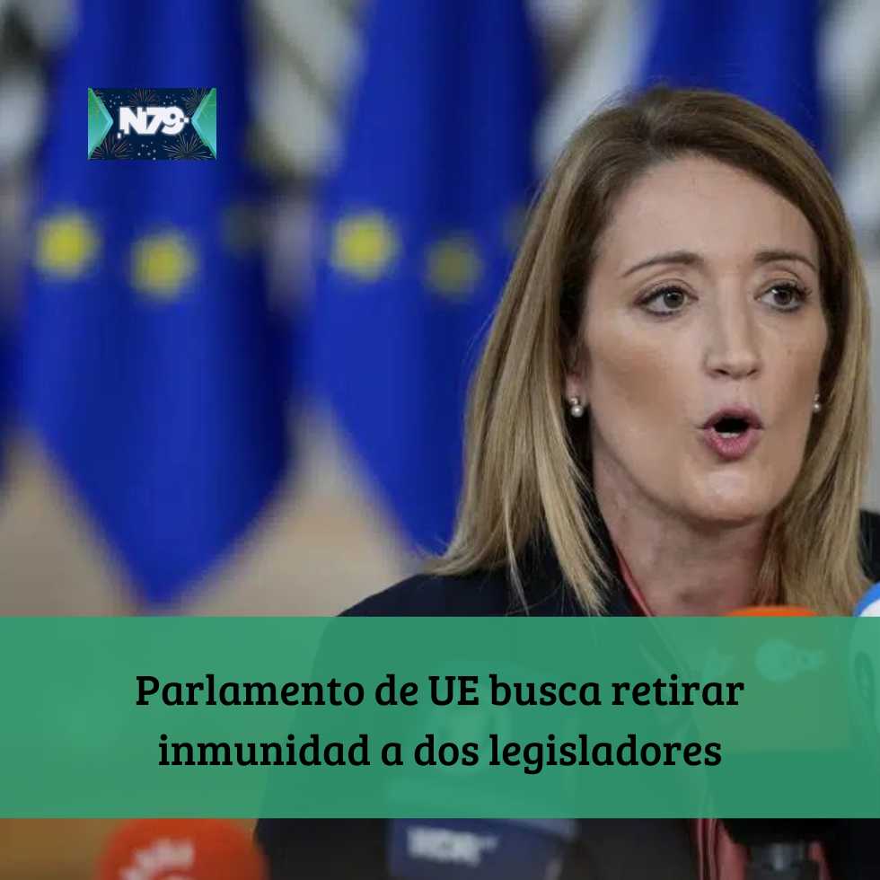 Parlamento de UE busca retirar inmunidad a dos legisladores