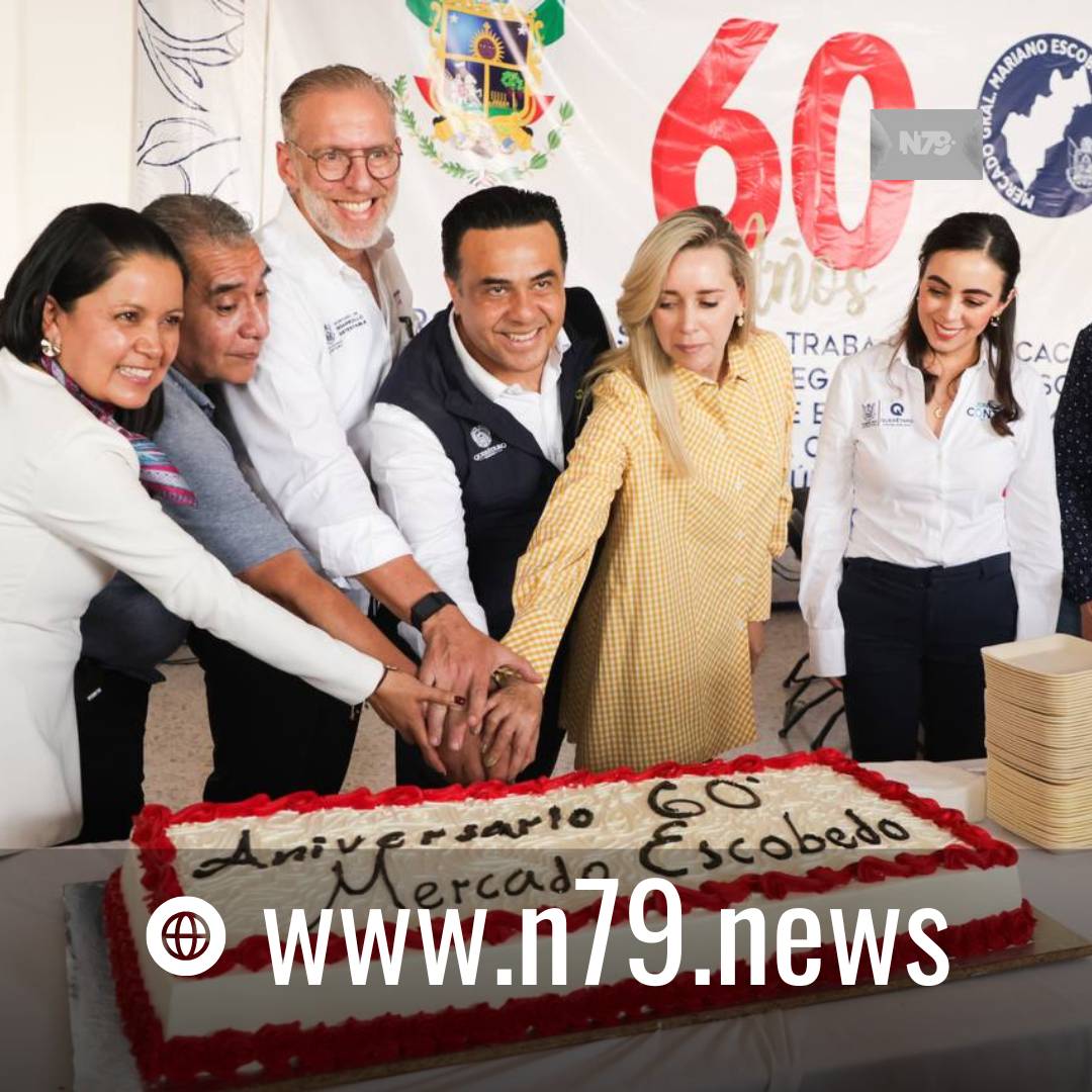 Asistió Luis Nava en festejo por el 60 aniversario del Mercado “General Mariano Escobedo”