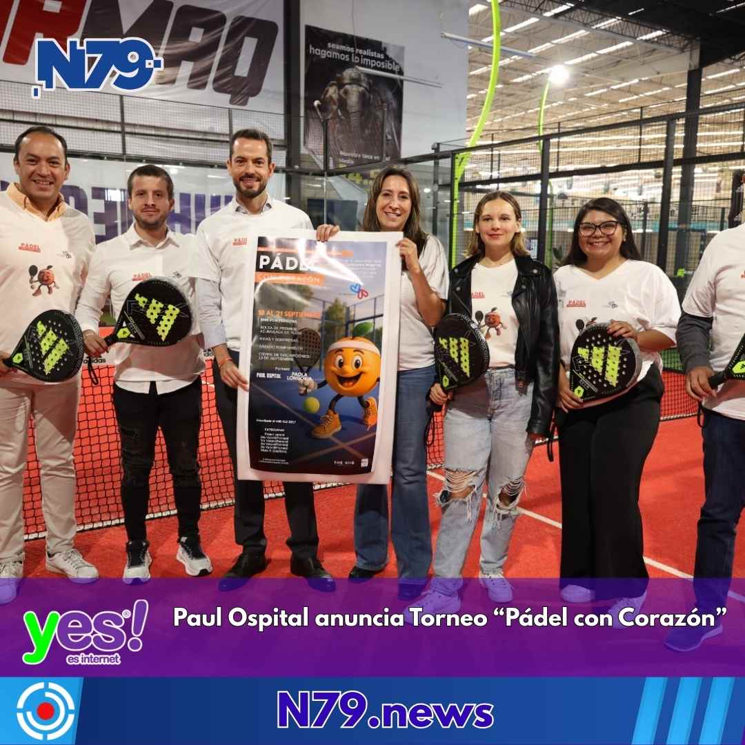 Paul Ospital anuncia Torneo Pádel con Corazón