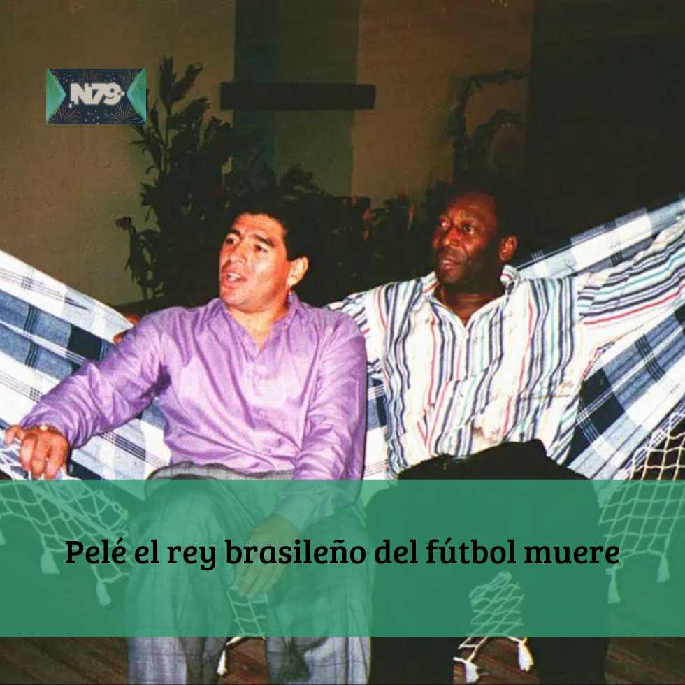 Pelé el rey brasileño del fútbol muere