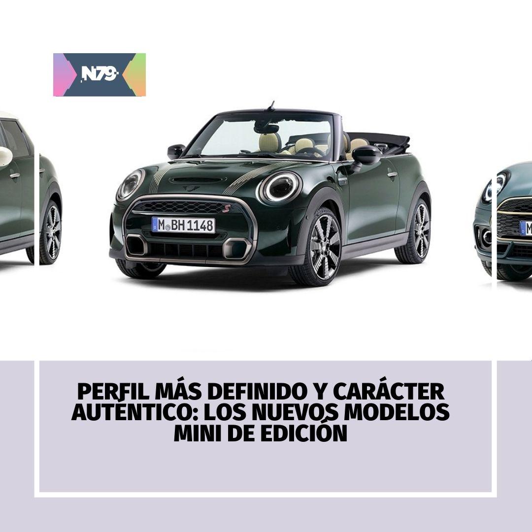 Perfil más definido y carácter auténtico los nuevos modelos MINI de Edición