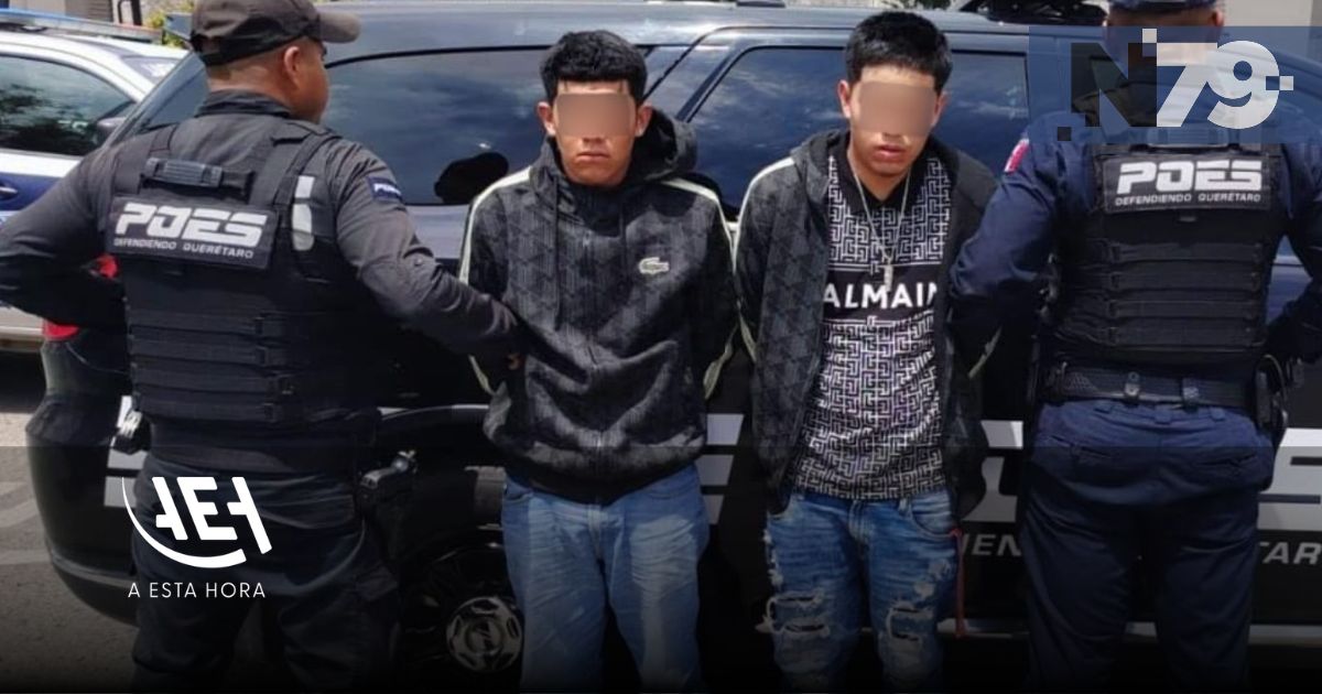Persecución por camioneta robada deja dos detenidos