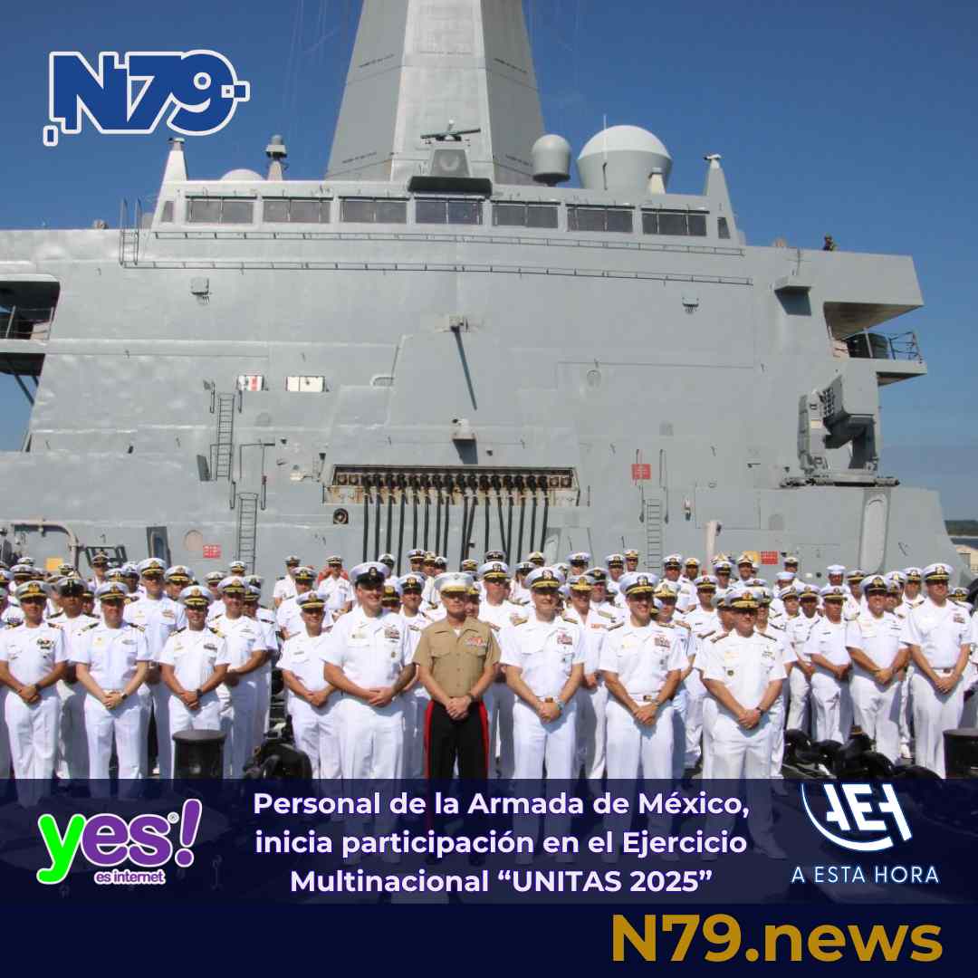 Personal de la Armada de México, inicia participación en el Ejercicio Multinacional “UNITAS 2025”