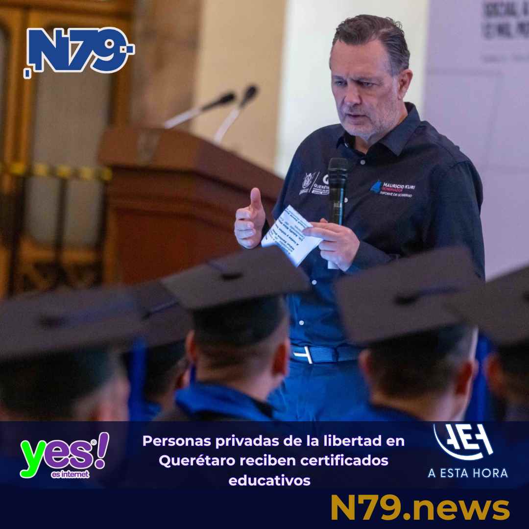 Personas privadas de la libertad en Querétaro reciben certificados educativos