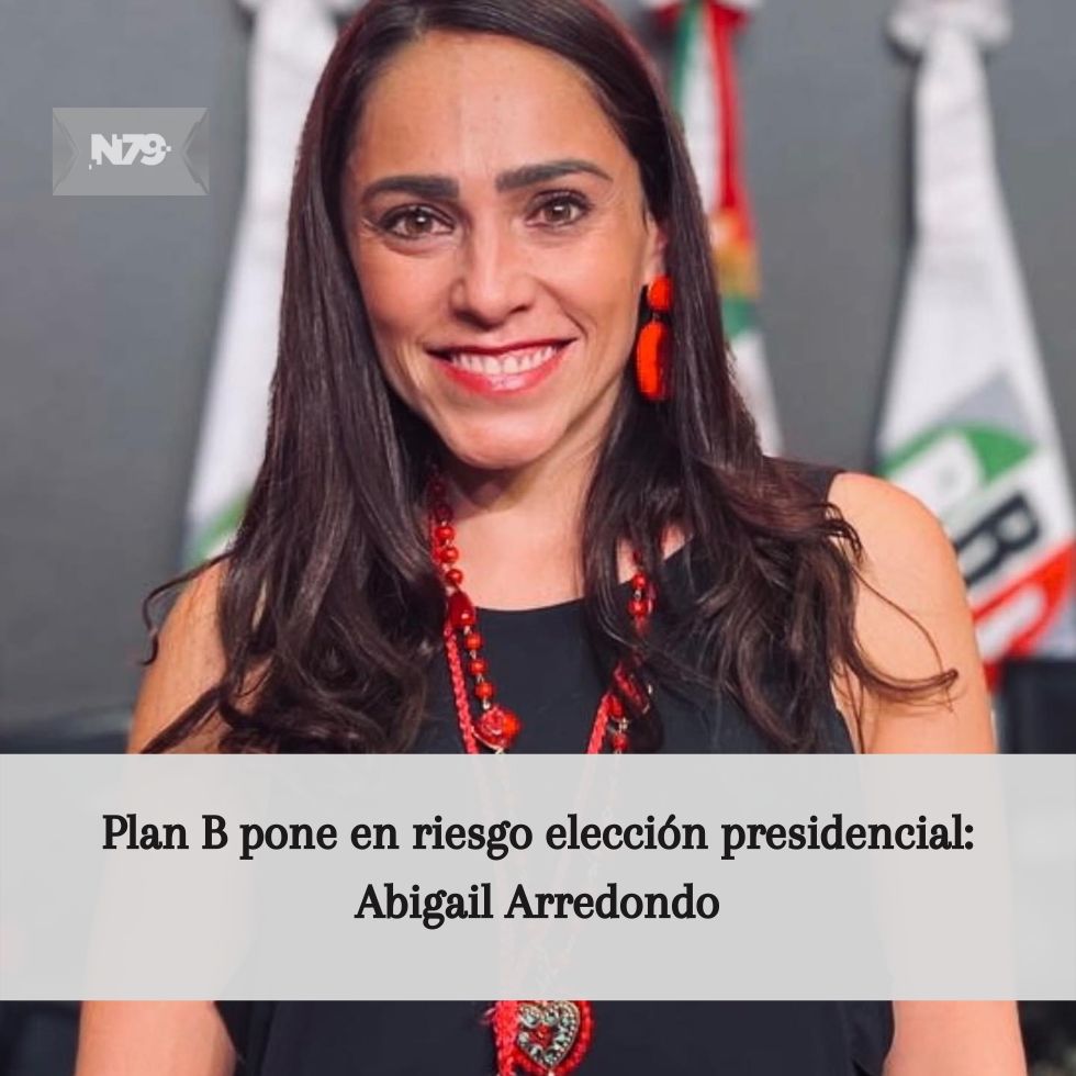 Plan B pone en riesgo elección presidencial Abigail Arredondo