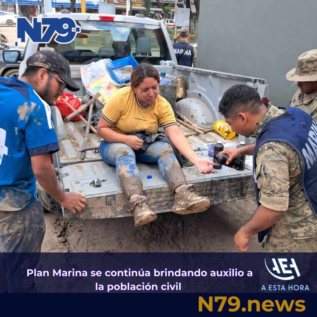Plan Marina se continúa brindando auxilio a la población civil