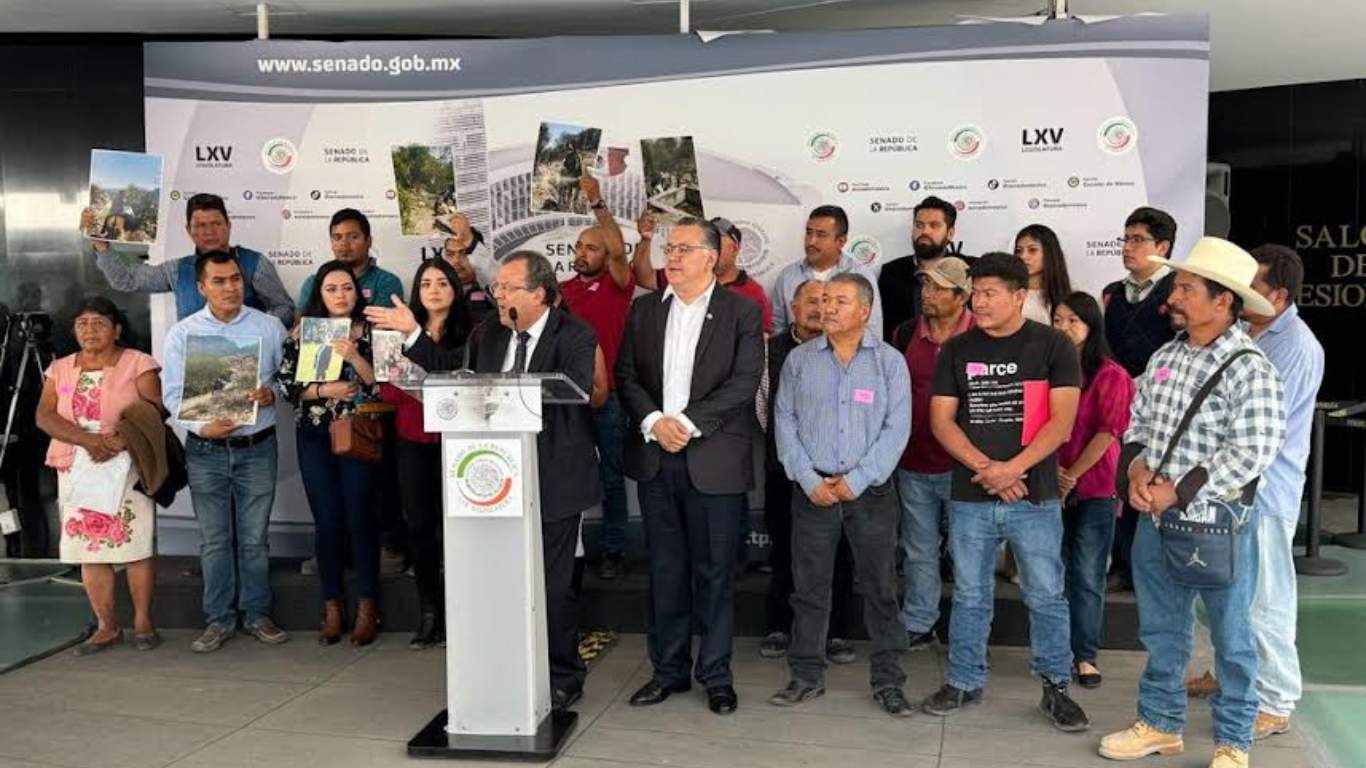 Senador Gilberto Herrera denuncia represión del gobierno de Querétaro contra comunidades que exigen agua