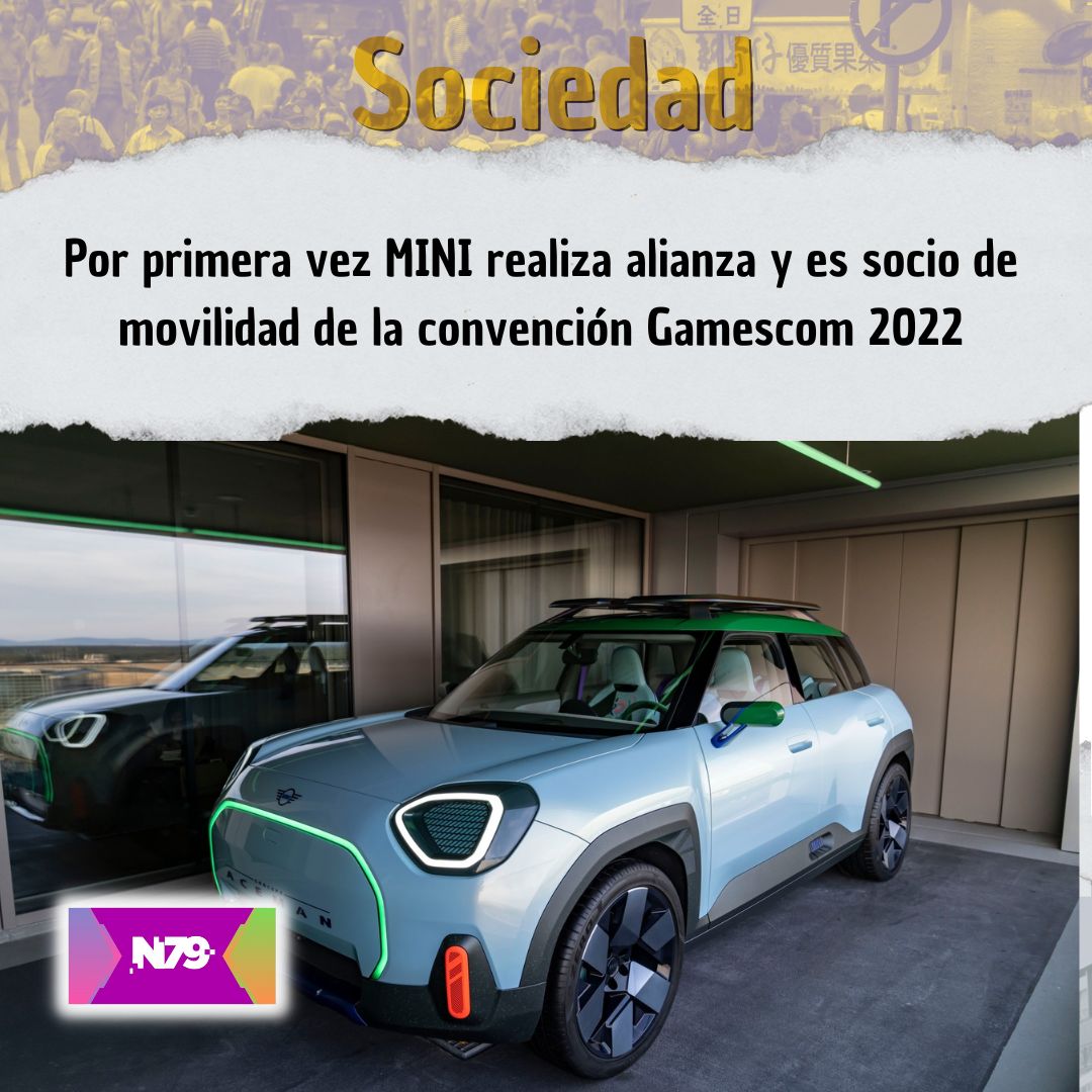 Por primera vez MINI realiza alianza y es socio de movilidad de la convención Gamescom 2022