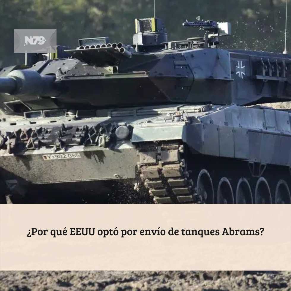 ¿Por qué EEUU optó por envío de tanques Abrams?