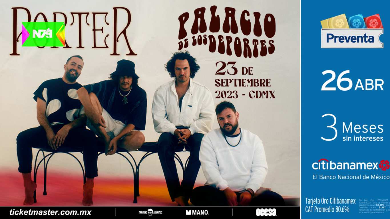 Porter se presentará en el Palacio de los Deportes