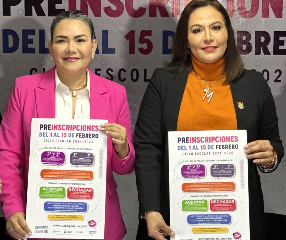 Preinscripciones escolares en línea en Querétaro