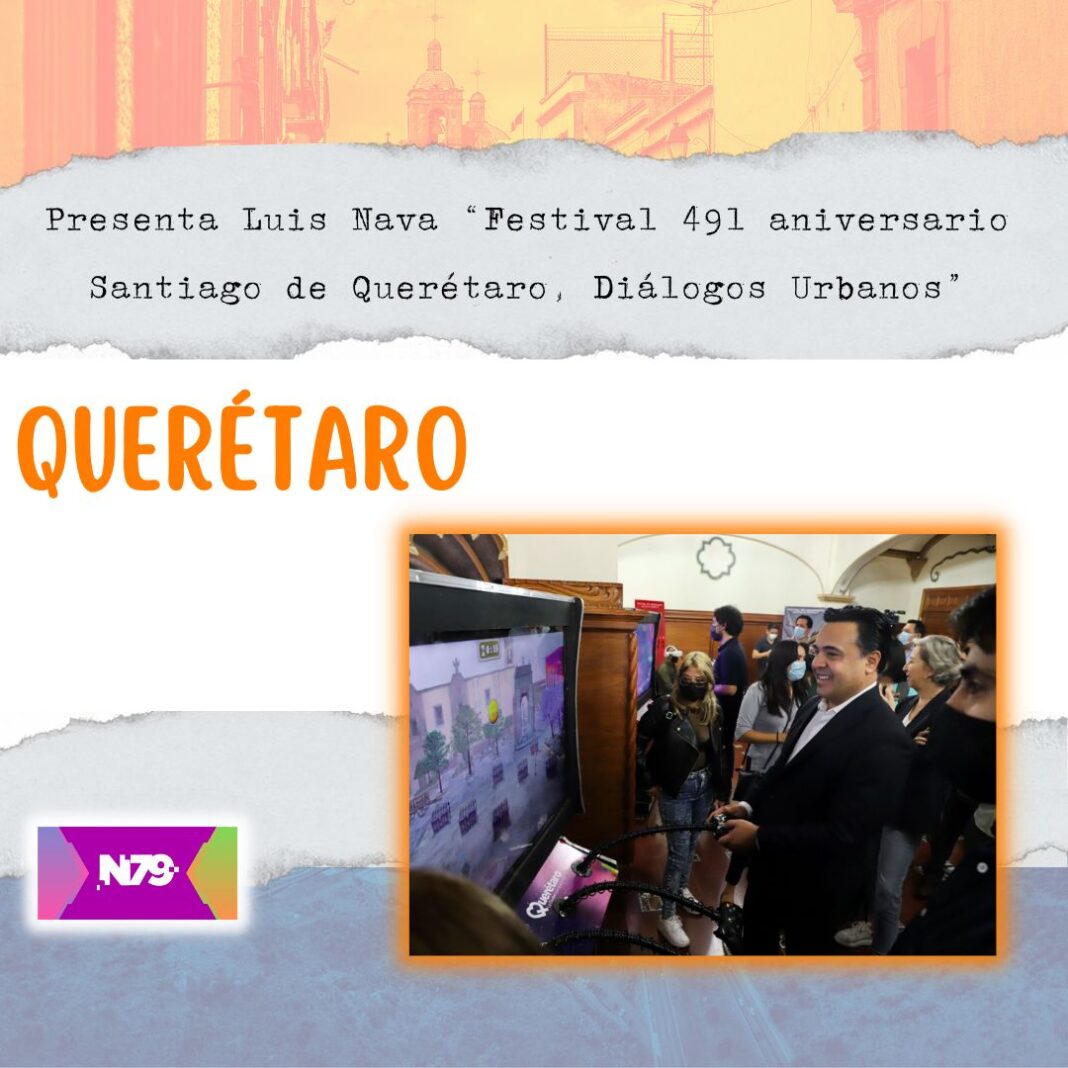 Presenta Luis Nava “Festival 491 aniversario Santiago de Querétaro, Diálogos Urbanos”(1)