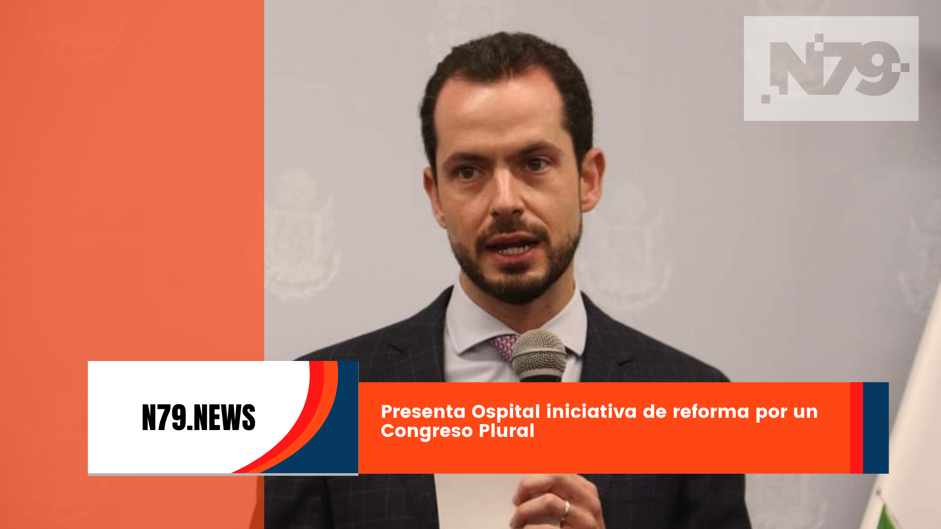 Presenta Ospital iniciativa de reforma por un Congreso Plural