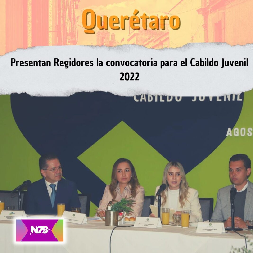 Presentan Regidores la convocatoria para el Cabildo Juvenil 2022