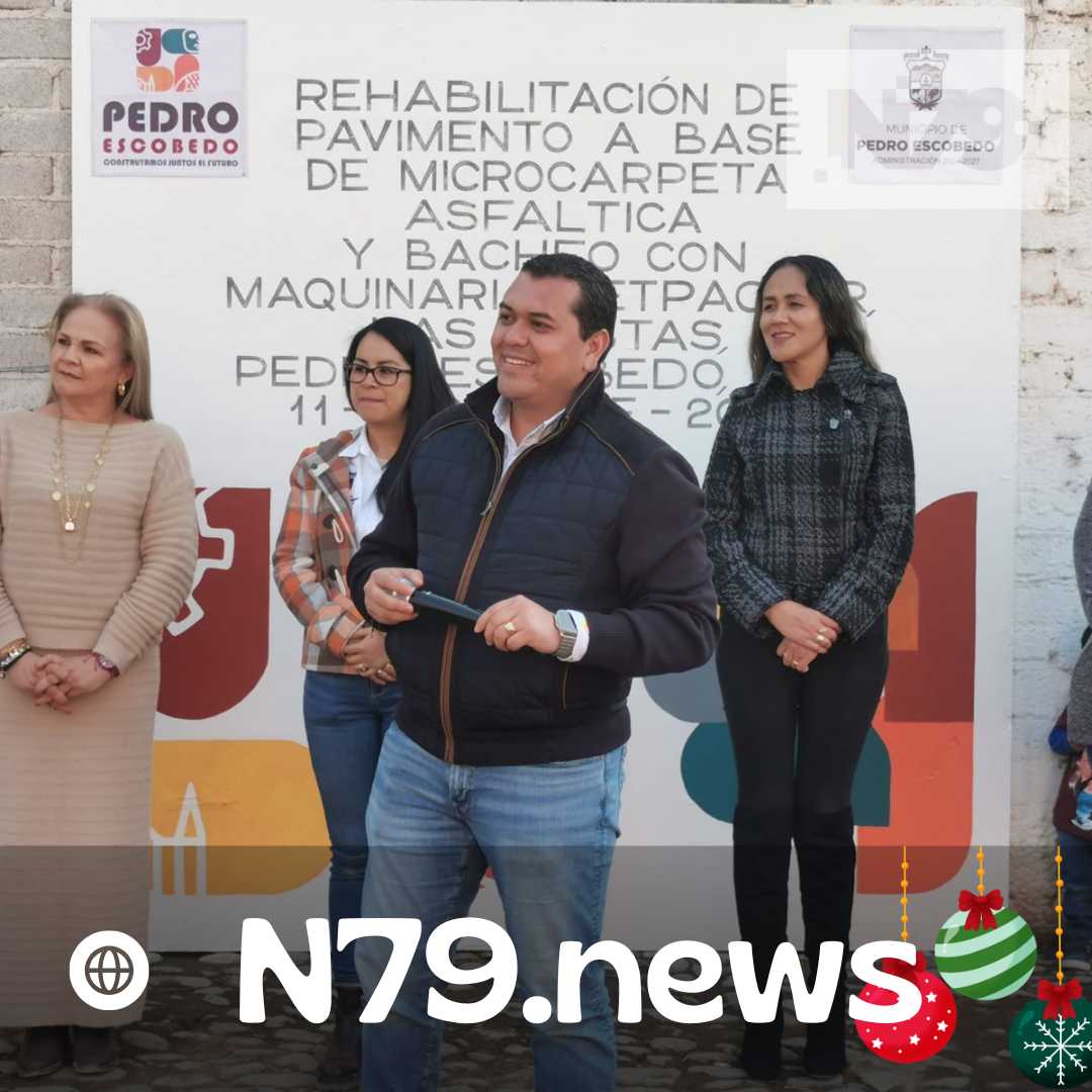 Presidencia Municipal de Pedro Escobedo Entrega Obra de Rehabilitación en Las Postas