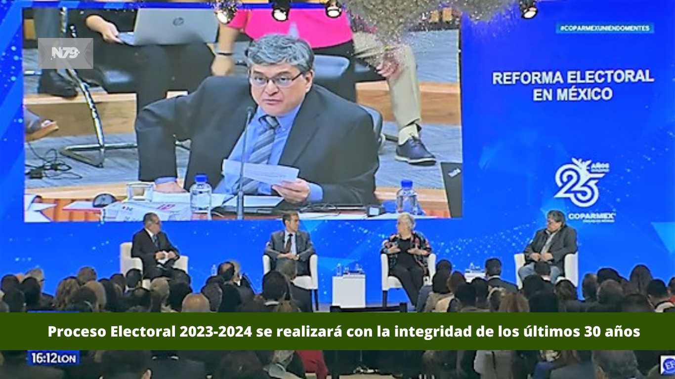 Proceso Electoral 2023-2024 se realizará con la integridad de los últimos 30 años