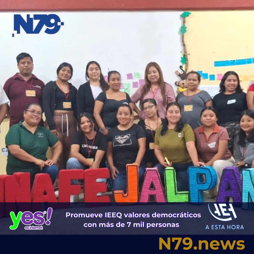 Promueve IEEQ valores democráticos con más de 7 mil personas