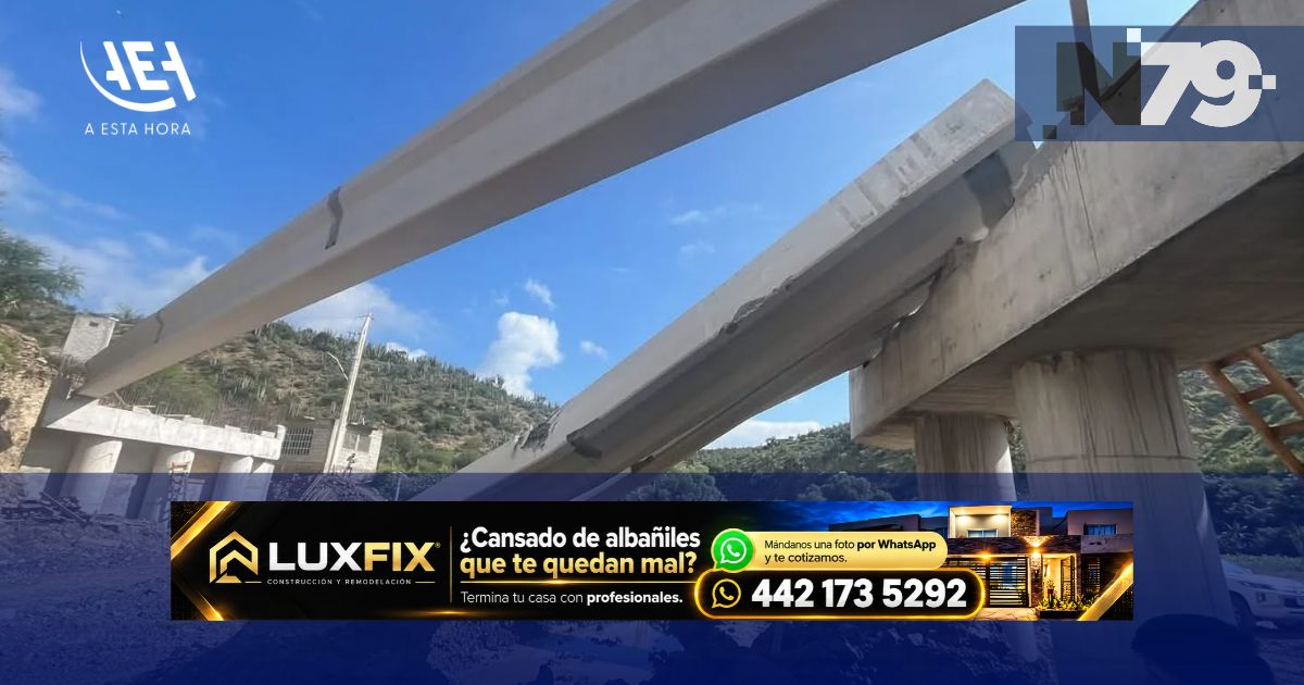 Puente El Chilar_ SICT atribuye caída a golpe accidental