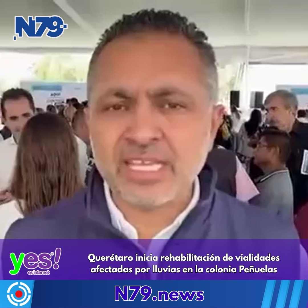 Querétaro inicia rehabilitación de vialidades afectadas por lluvias en la colonia Peñuelas