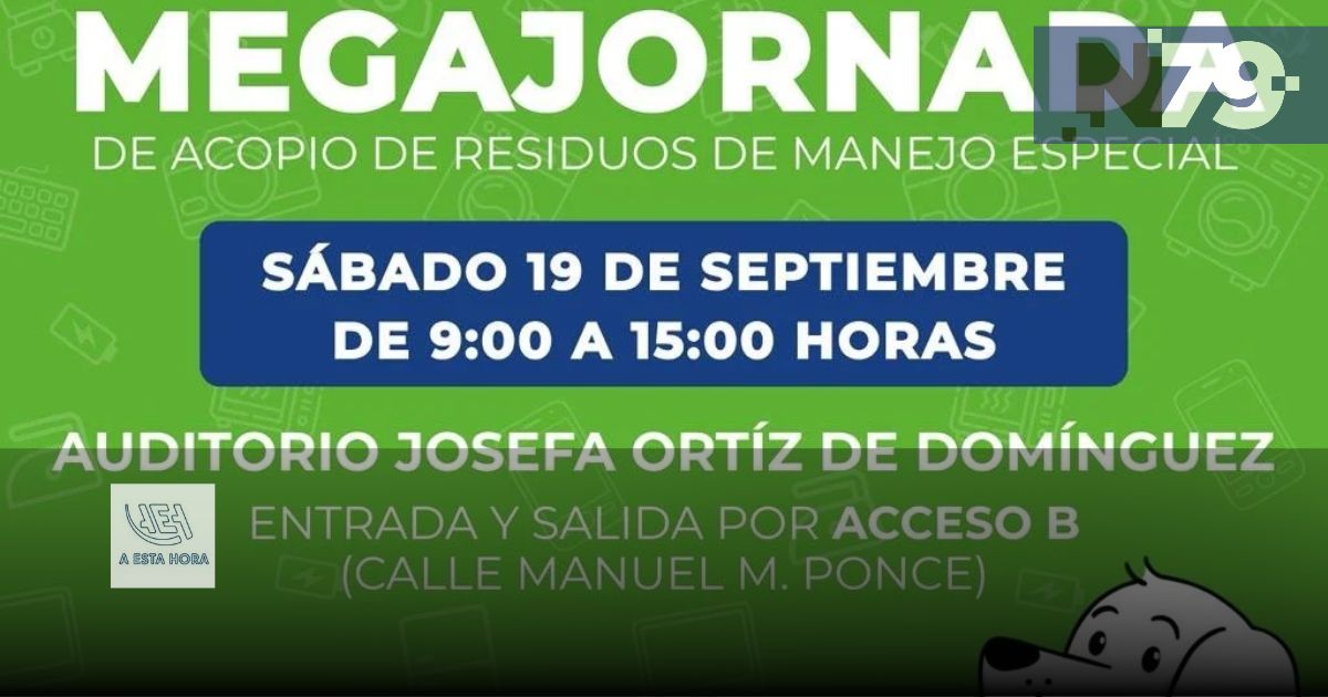 Querétaro recibirá electrónicos y pilas este sábado