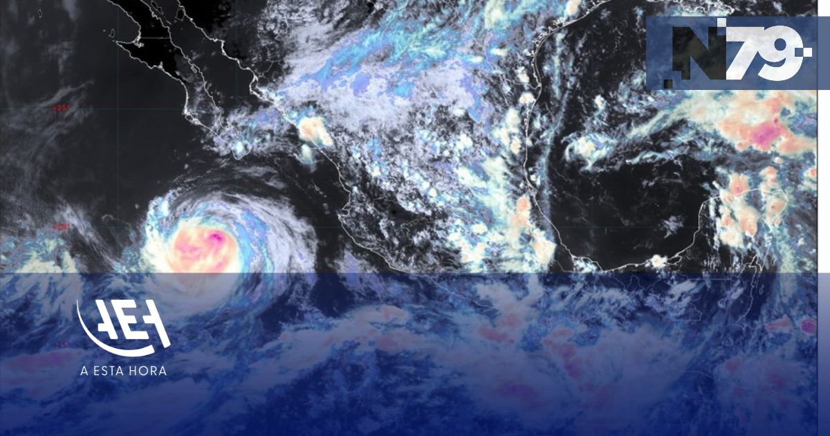 Rachel mantiene lluvias intensas en Baja California Sur