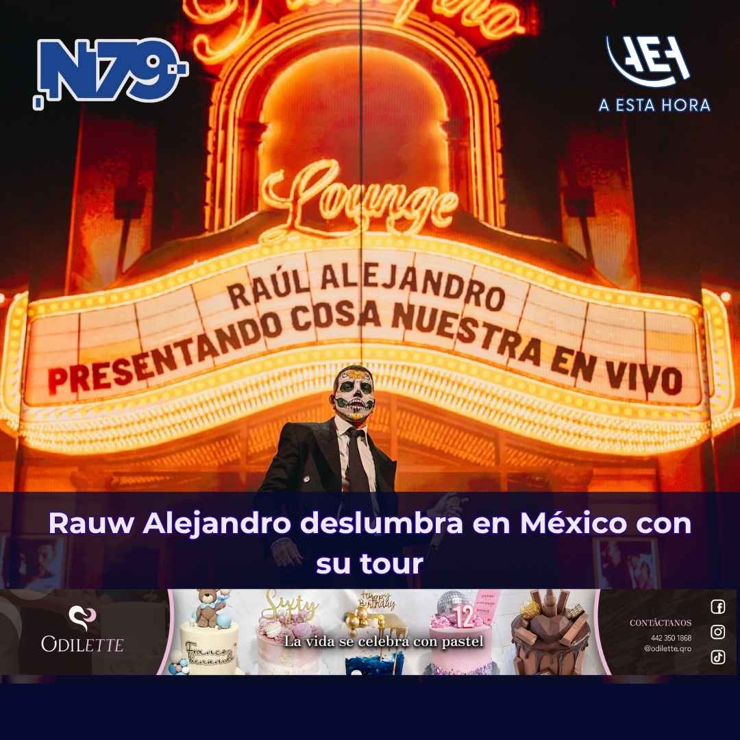Rauw Alejandro deslumbra en México con su tour