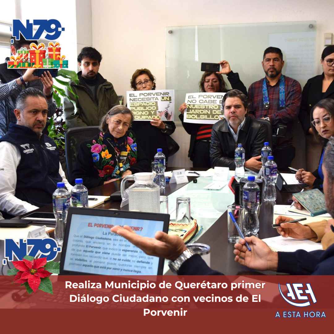 Realiza Municipio de Querétaro primer Diálogo Ciudadano con vecinos de El Porvenir