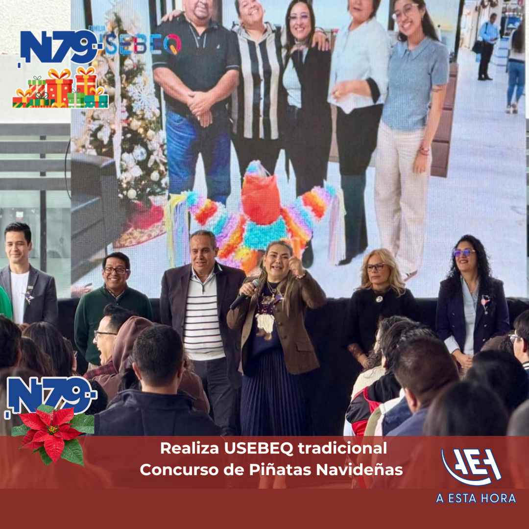 Realiza USEBEQ tradicional Concurso de Piñatas Navideñas