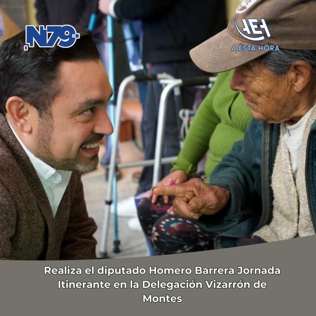 Realiza el diputado Homero Barrera Jornada Itinerante en la Delegación Vizarrón de Montes