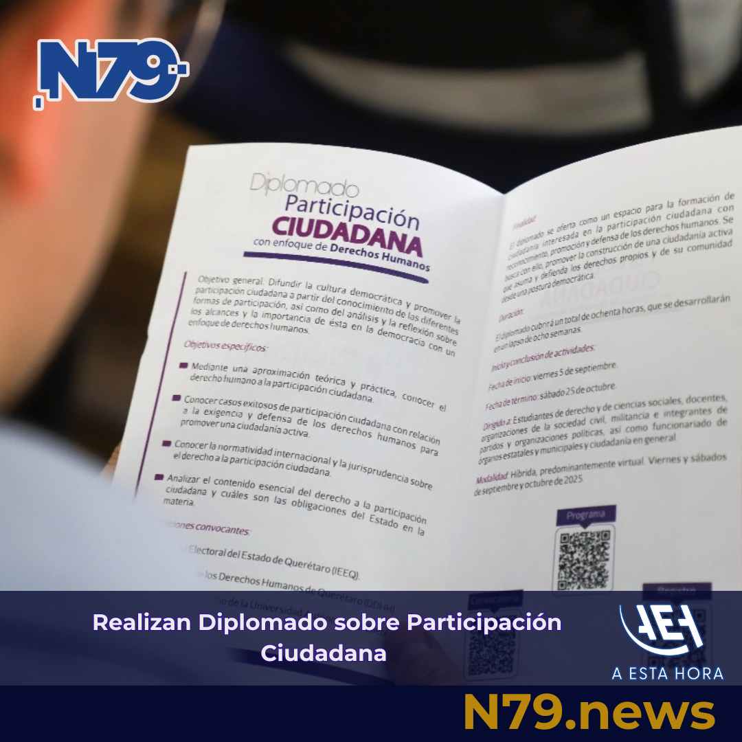 Realizan Diplomado sobre Participación Ciudadana