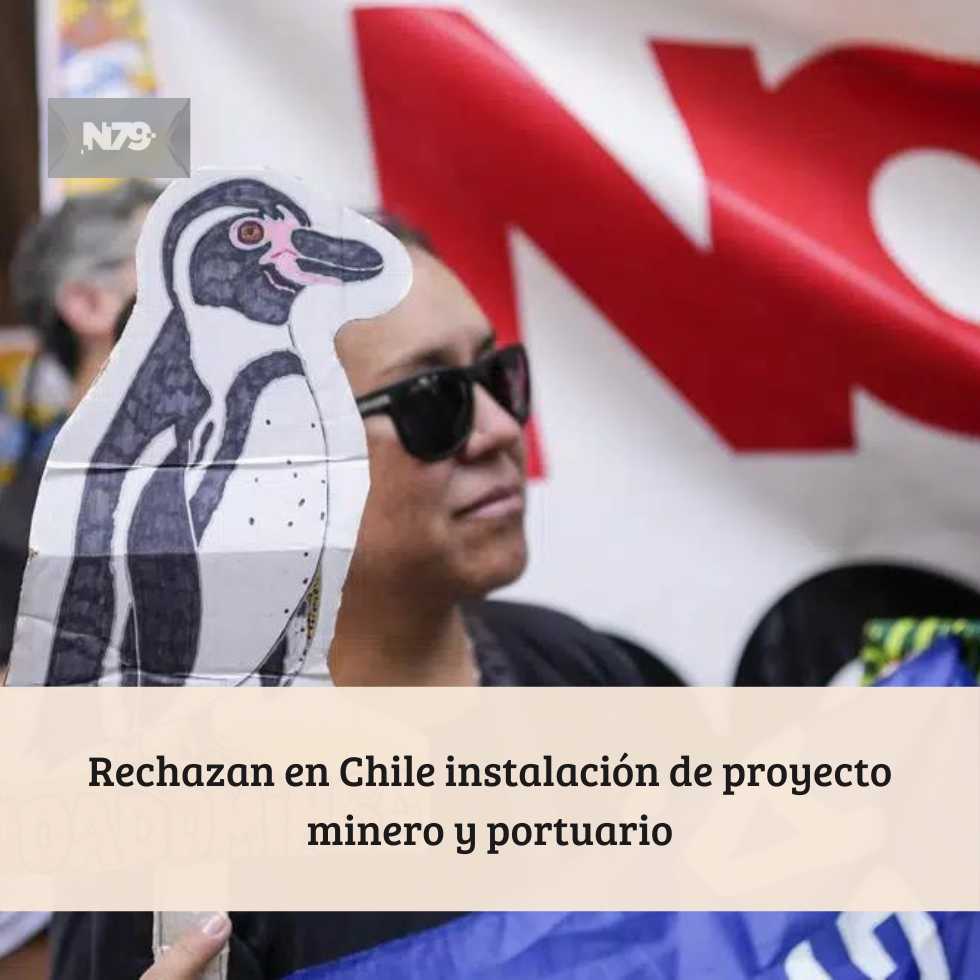 Rechazan en Chile instalación de proyecto minero y portuario