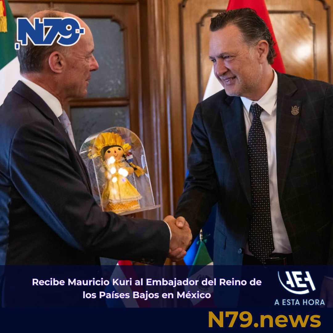 Recibe Mauricio Kuri al Embajador del Reino de los Países Bajos en México