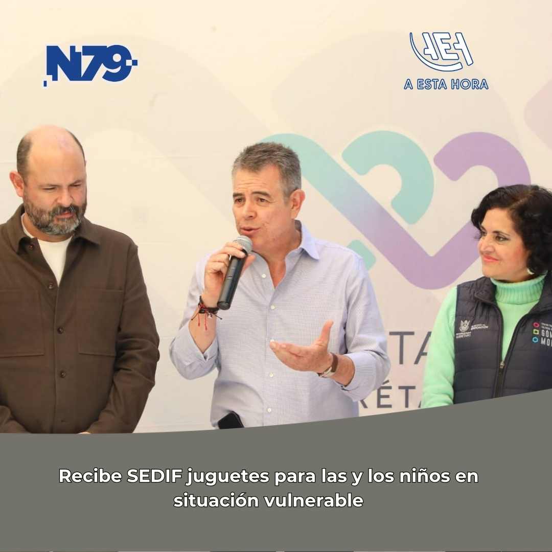 Recibe SEDIF juguetes para las y los niños en situación vulnerable