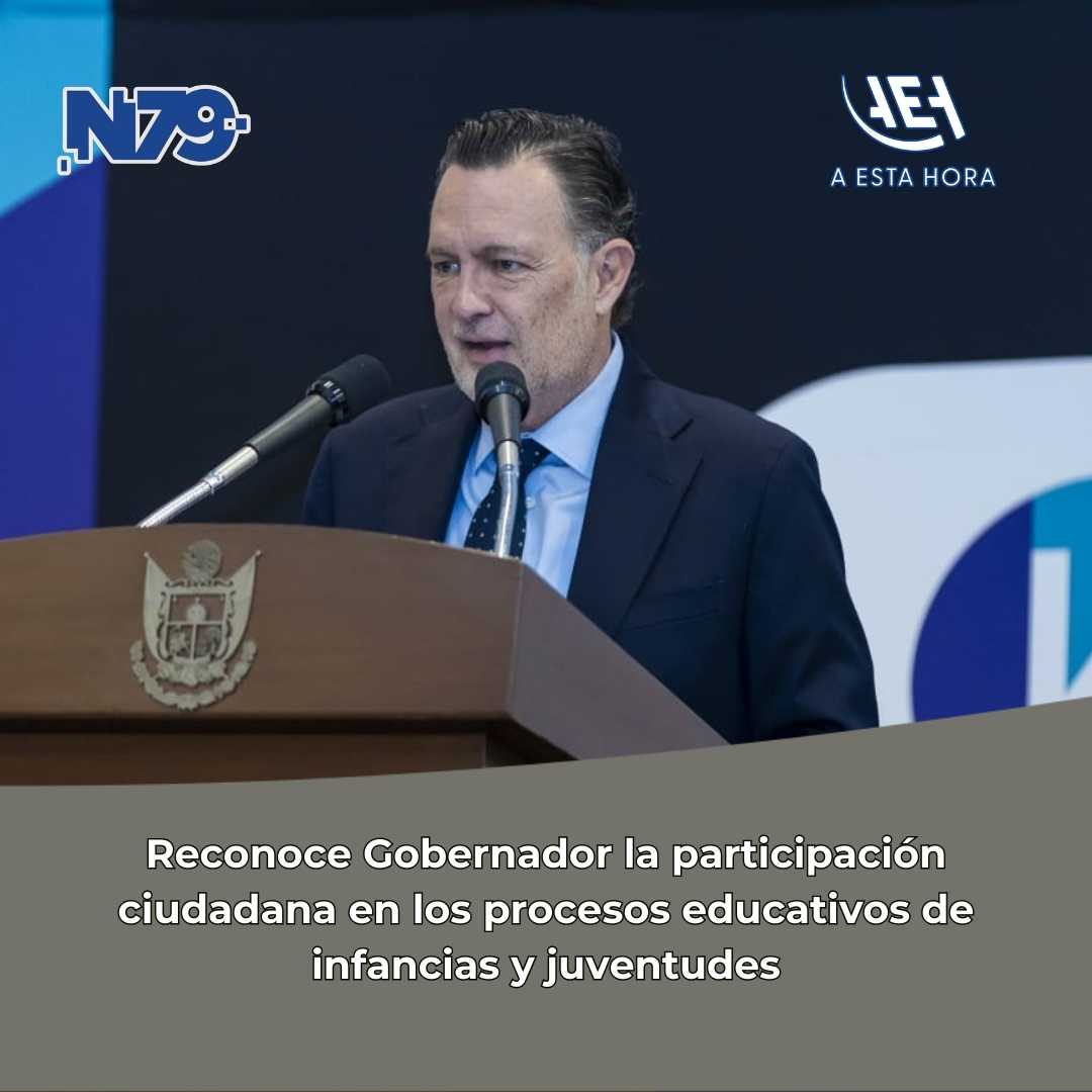 Reconoce Gobernador la participación ciudadana en los procesos educativos