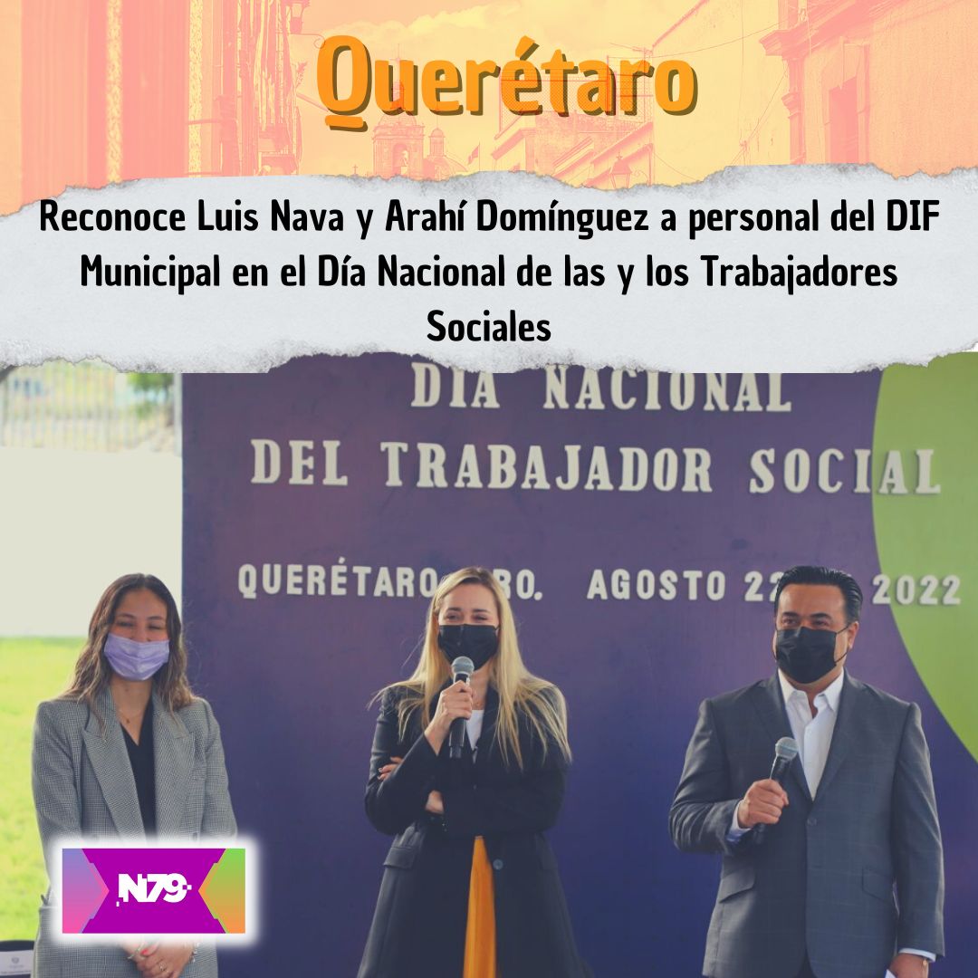 Reconoce Luis Nava y Arahí Domínguez a personal del DIF Municipal en el Día Nacional de las y los Trabajadores Sociales