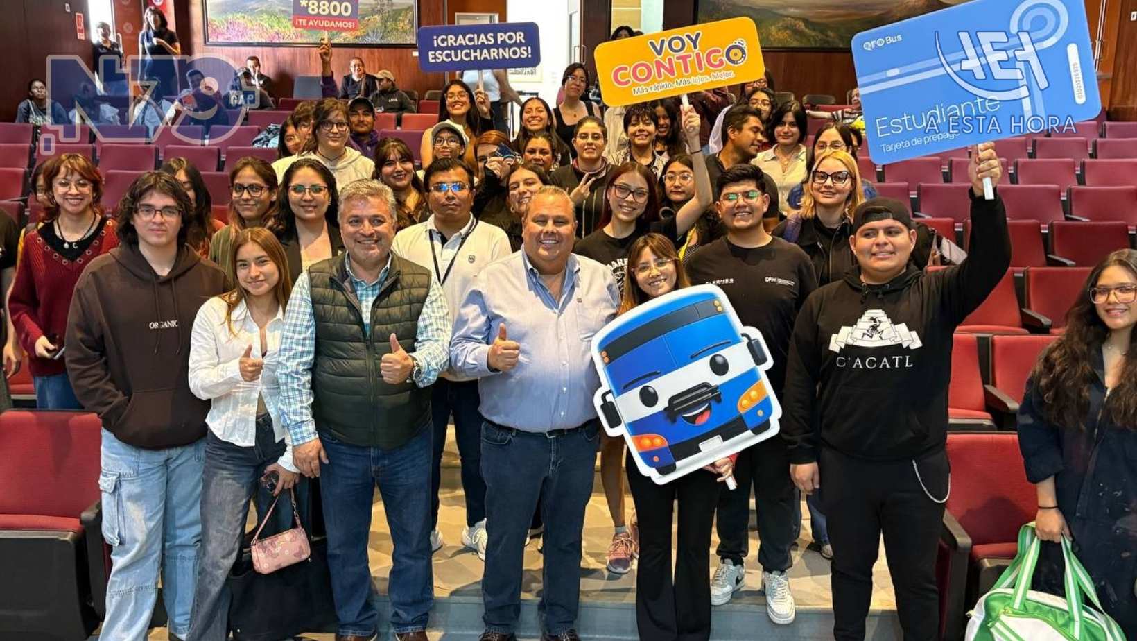 Recorre Gerardo Cuanalo escuelas y suma a más de mil estudiantes a la Tarifa Unidos