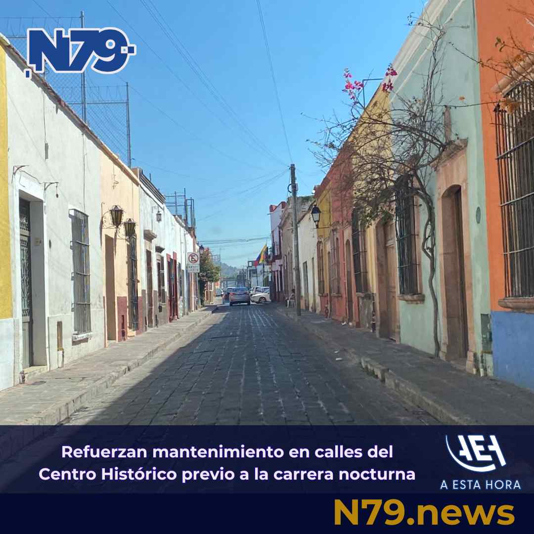 Refuerzan mantenimiento en calles del Centro Histórico previo a