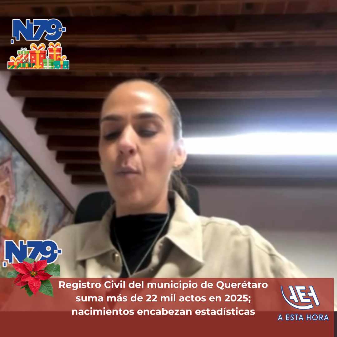 Registro Civil del municipio de Querétaro suma más de 22 mil actos en 202