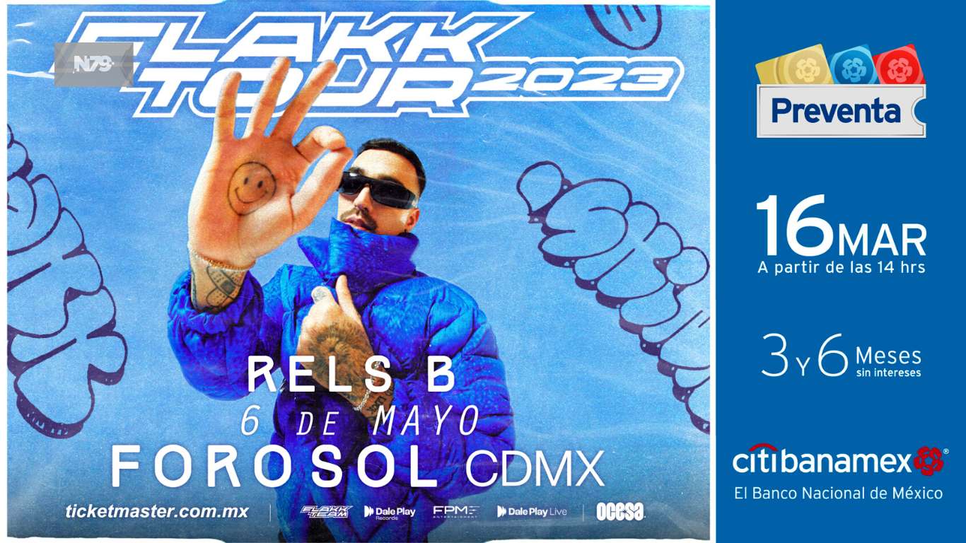 Rels B regresa a México para dar uno de los shows más grandes de su carrera