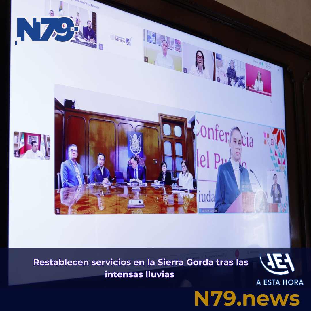 Restablecen servicios en la Sierra Gorda tras las