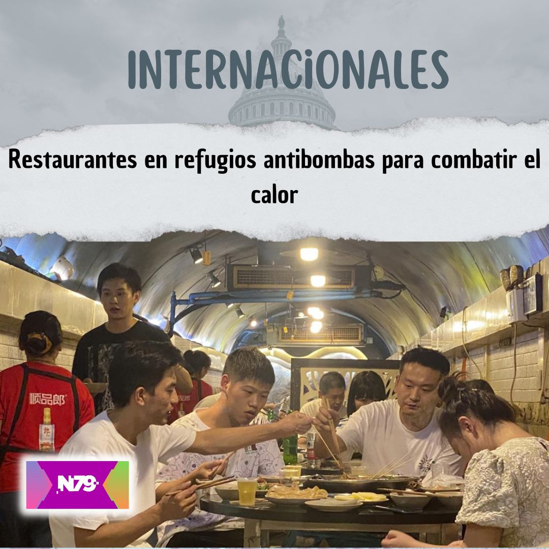 Restaurantes en refugios antibombas para combatir el calor