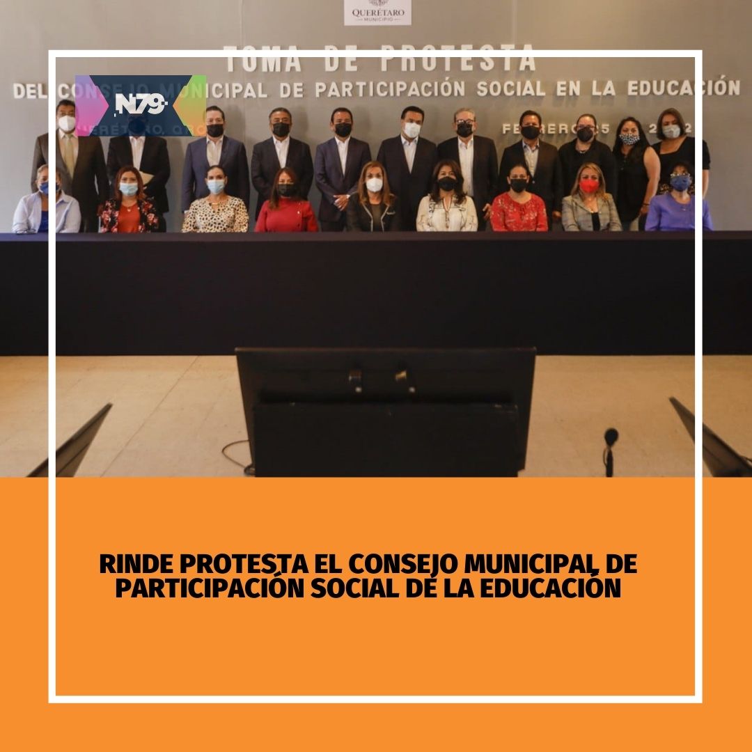 Rinde protesta el Consejo Municipal de Participación Social de la Educación