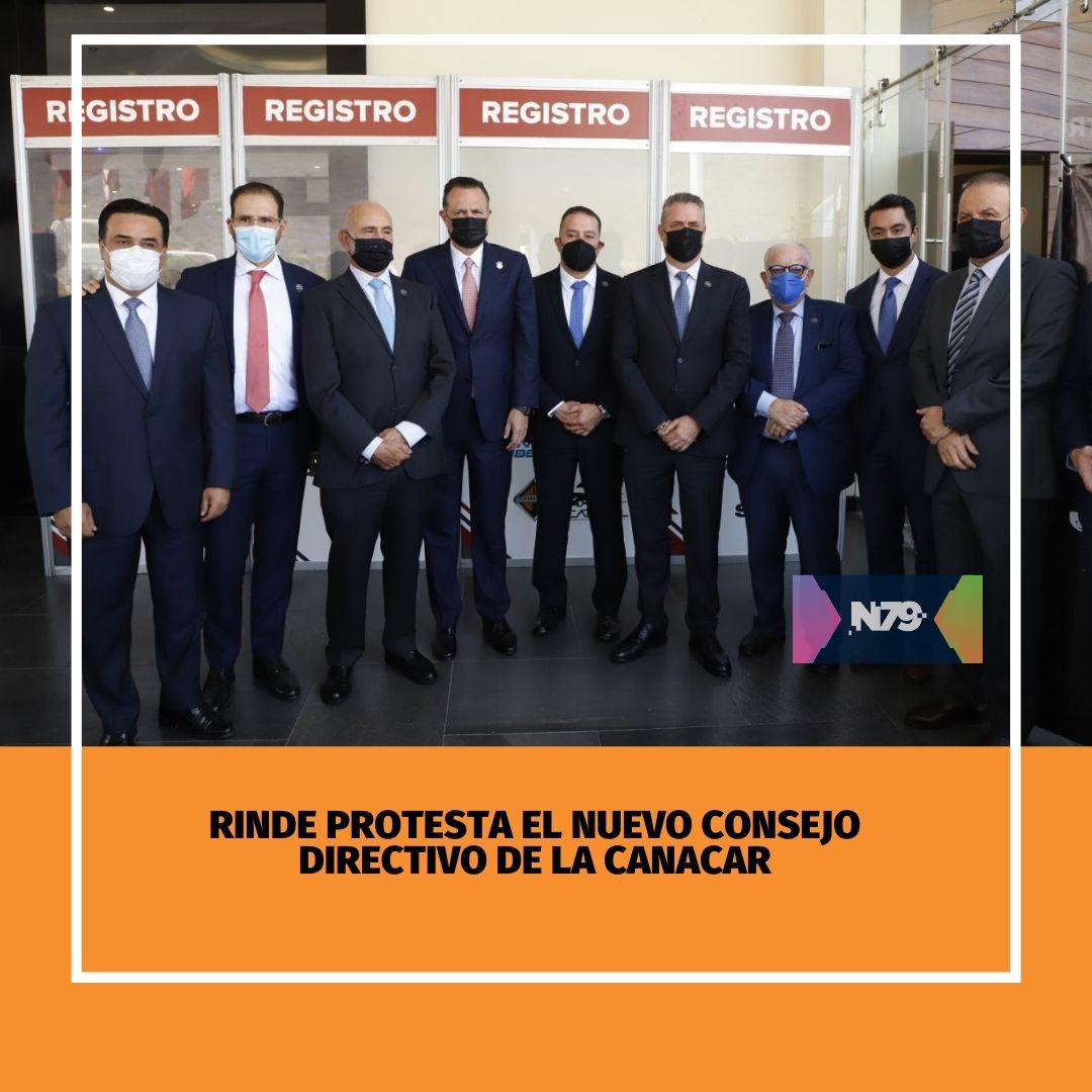Rinde protesta el nuevo Consejo Directivo de la CANACAR