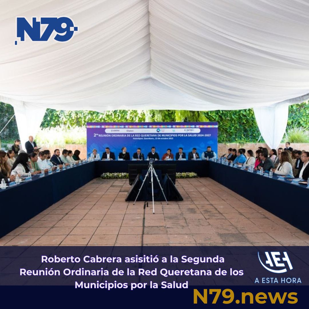 Roberto Cabrera asisitió a la Segunda Reunión Ordinaria de la Red Queretana de los Municipios por la Salu