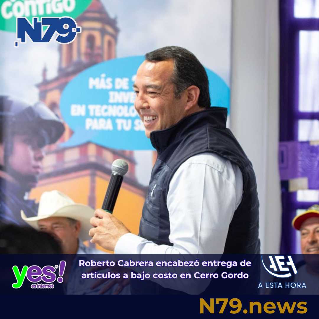 Roberto Cabrera encabezó entrega de artículos a bajo